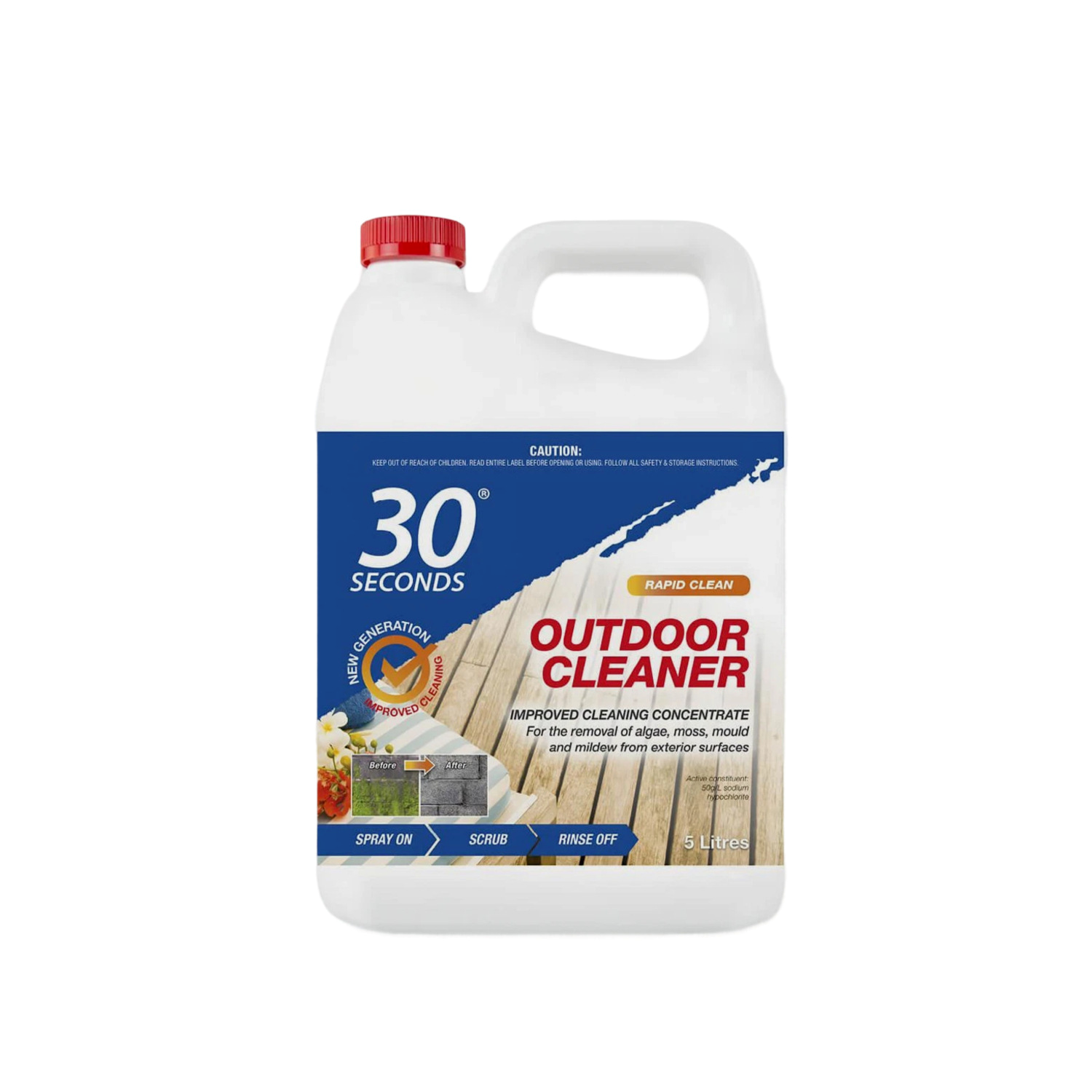 30 Seconds Outdoor Cleaner 5L Concentrate