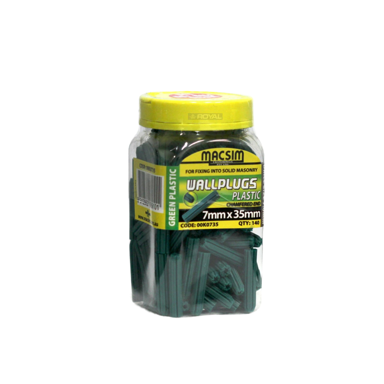 MACSIM Wallplug Jar