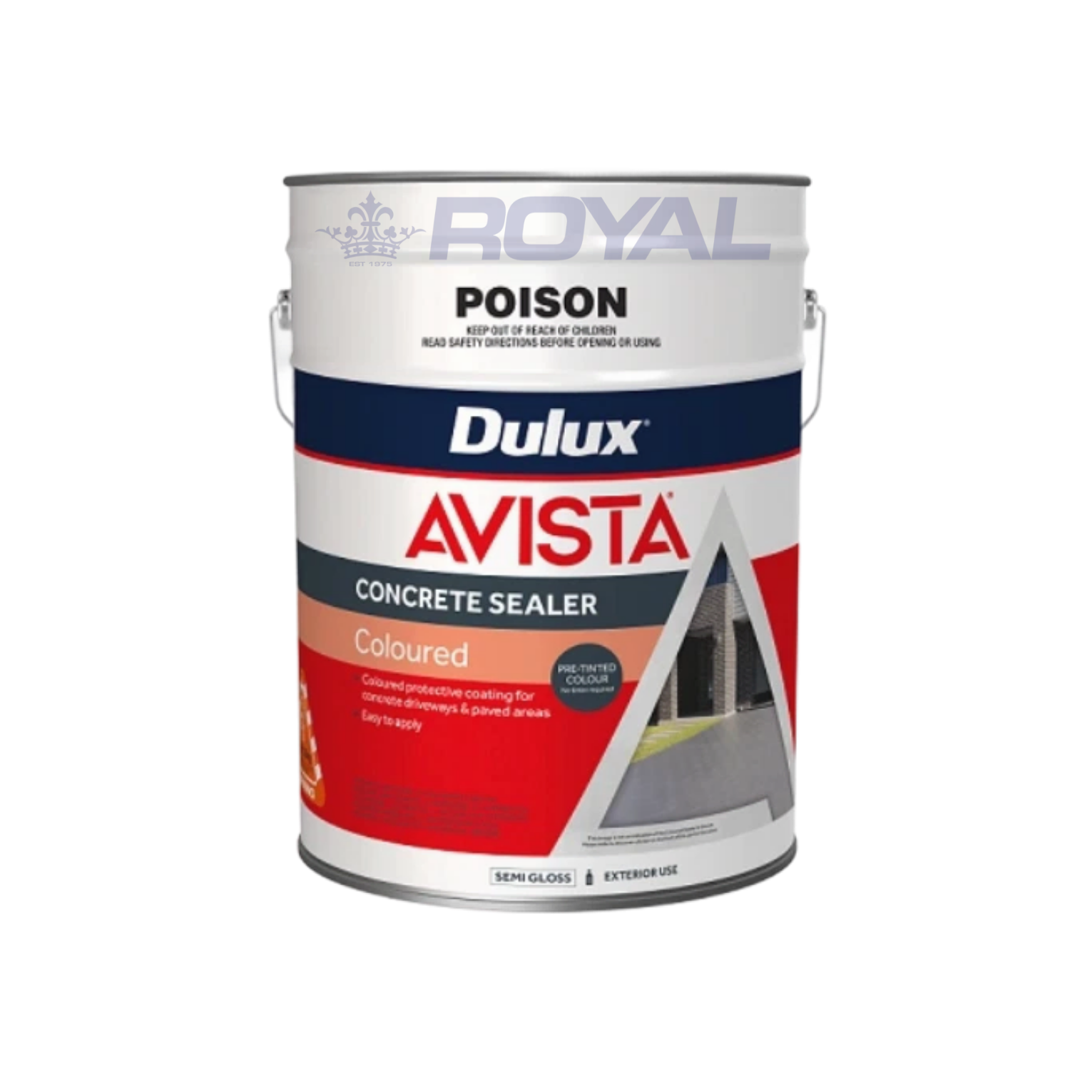 Dulux Avista Concrete Sealer Pre Tinted Shale Grey 20L
