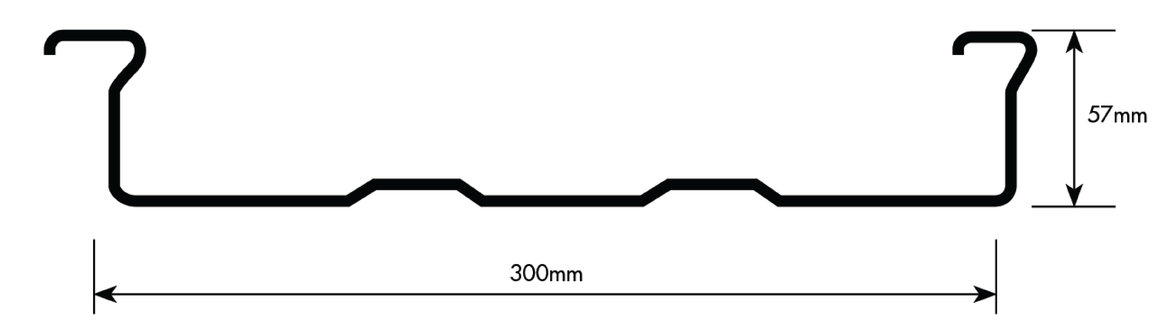 1.00mm KingFlor KF57 (Low Glare) (300mm Cover)