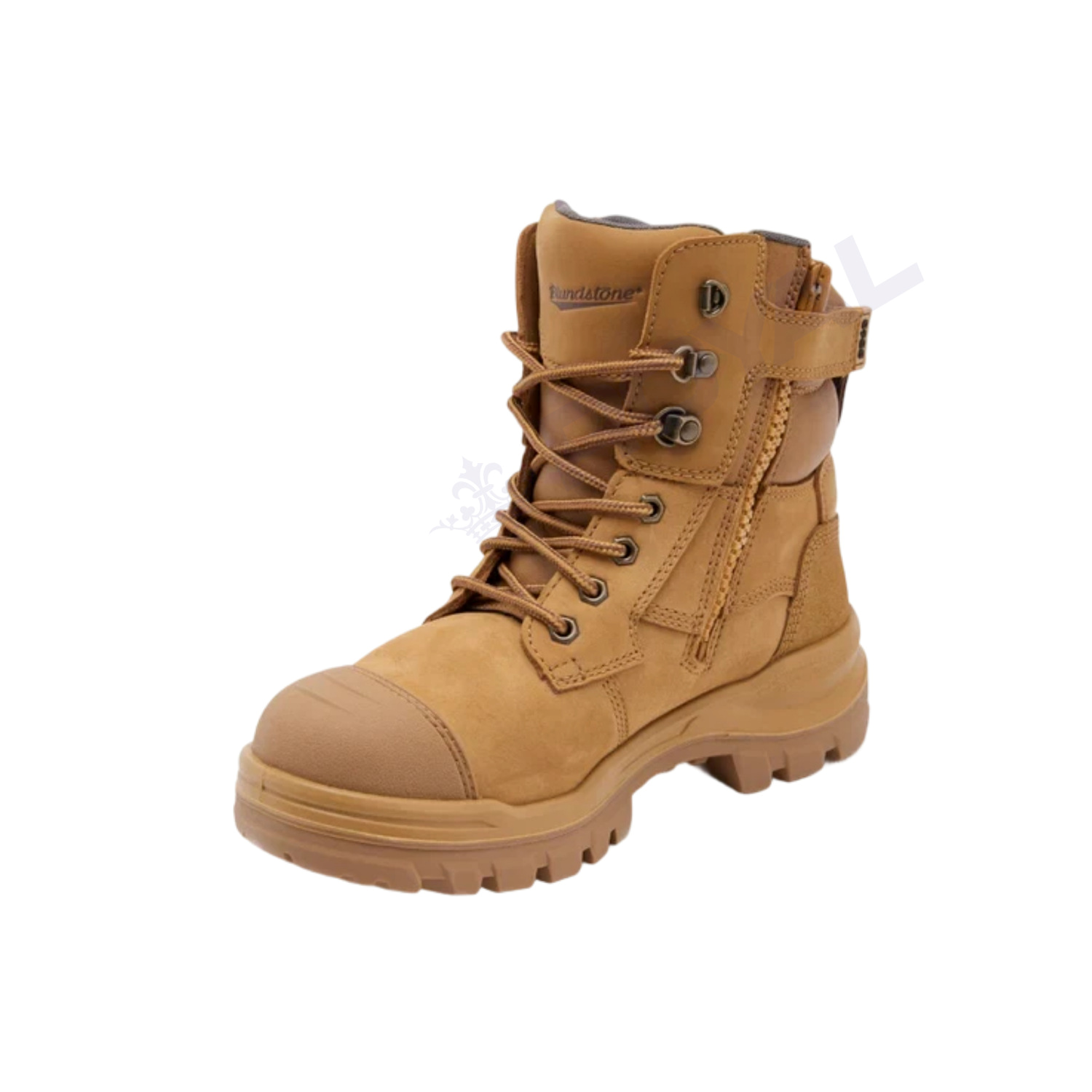 Blundstone 8060 - RotoFlex Water-Resistant Nubuck Zip Sided Safety Boot Wheat