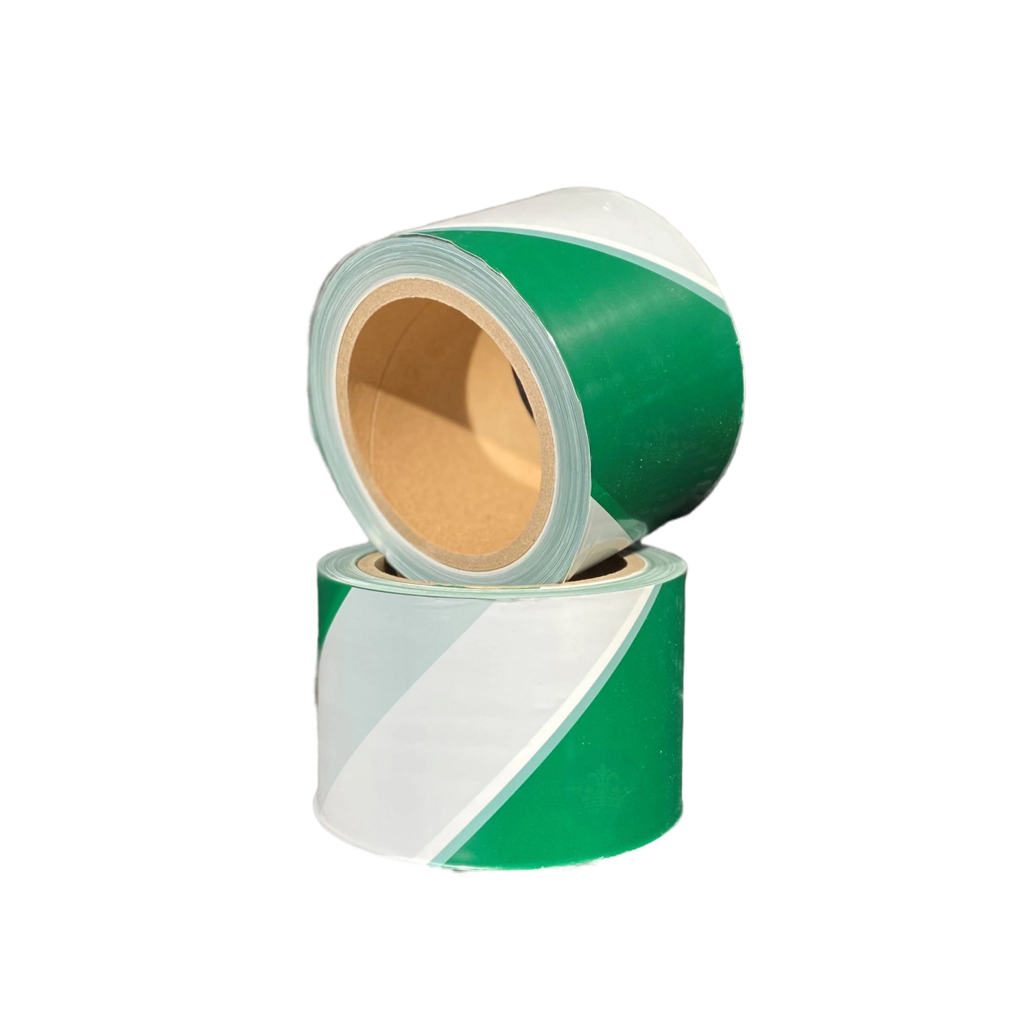 Safety Tape Green White 300m