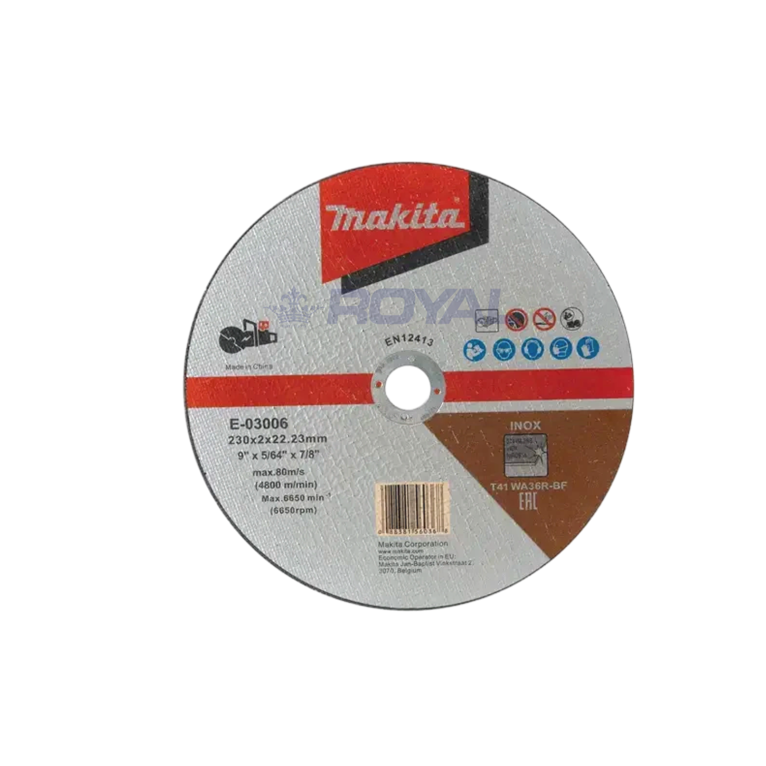 Makita Inox Cutting Disc 230 x 2 x 22mm