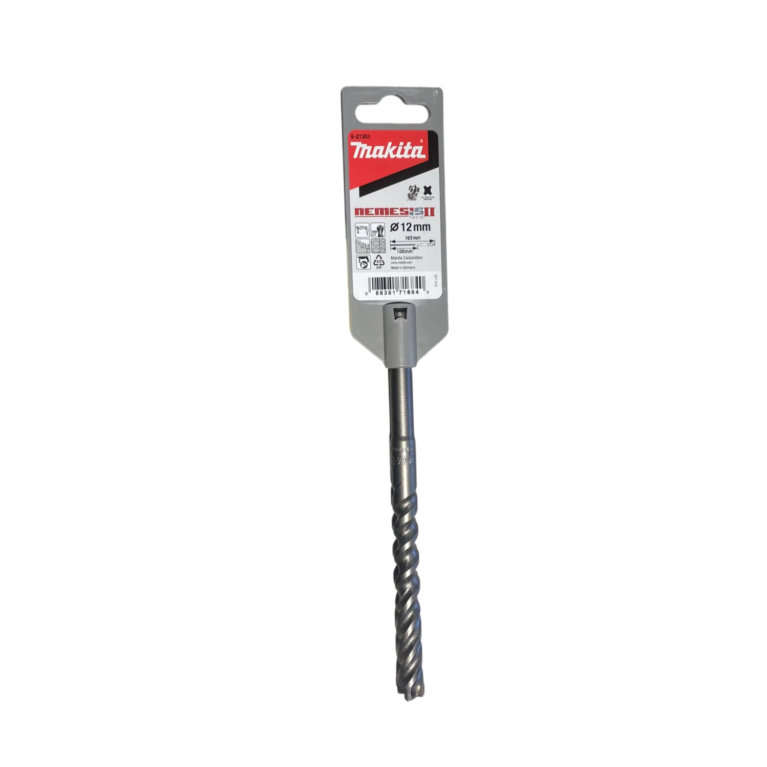 Makita NEMESIS 2 SDS PLUS 4-CUTTER 12mm x 165mm