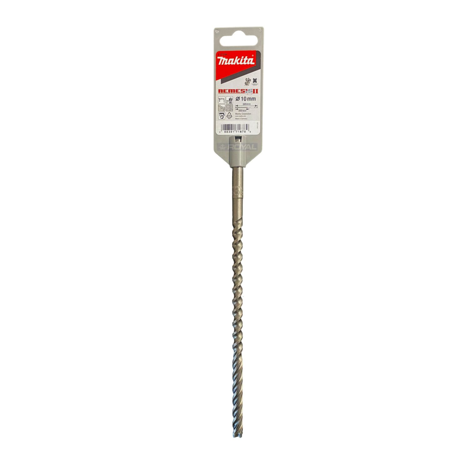 Makita NEMESIS 2 SDS PLUS 4-CUTTER 10mm x 265mm