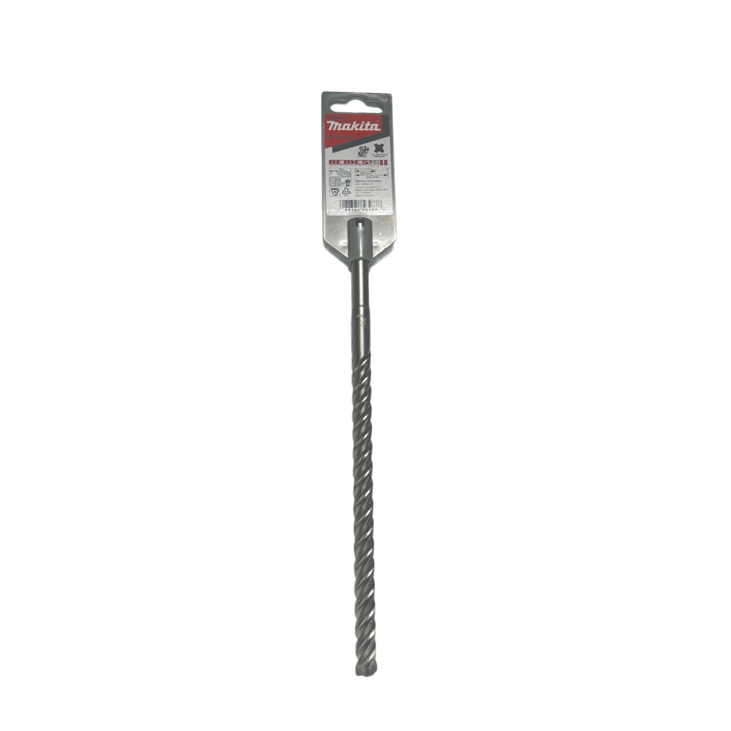 Makita NEMESIS 2 SDS PLUS 4-CUTTER 6mm x 165mm