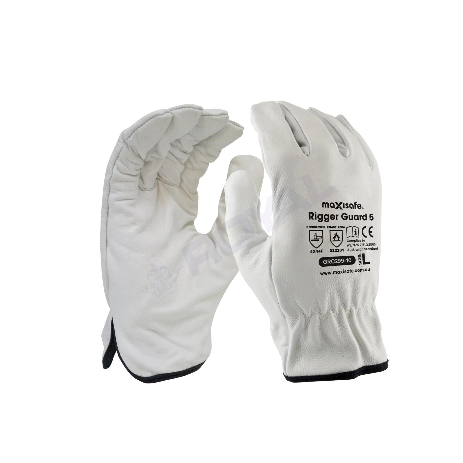Maxisafe Natural Full-Grain Leather Rigger Glove