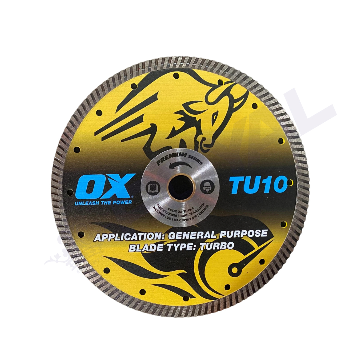 OX Premium Turbo Diamond Blade 230mm - Universal/Hard