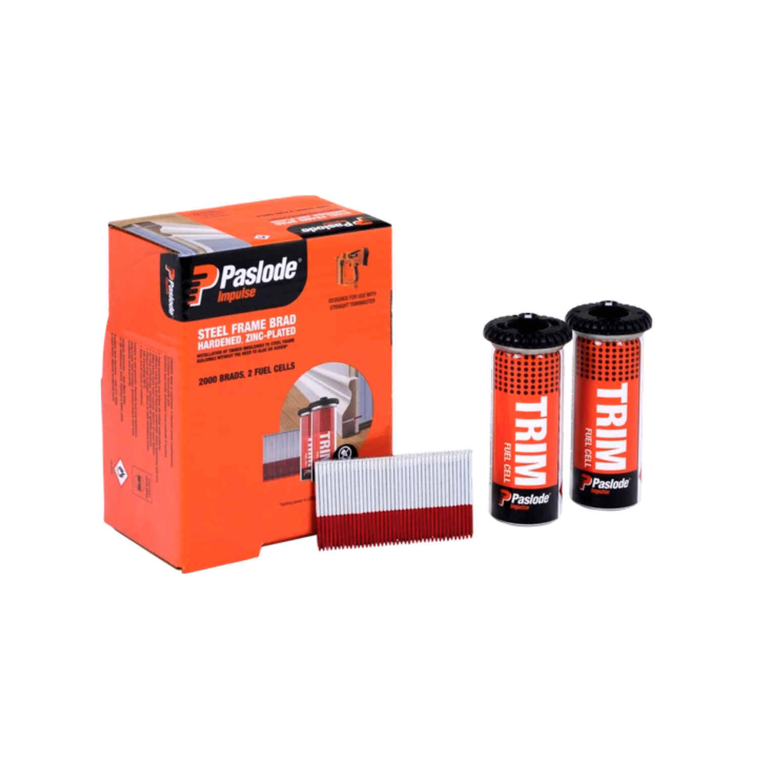 Paslode 45mm Steel Frame Hardened Brad 2000 Pack