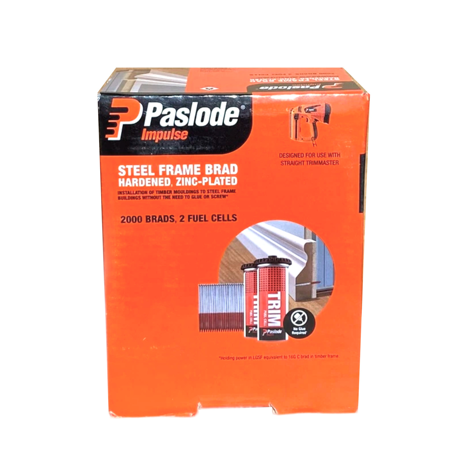 Paslode 38mm Steel Frame Hardened Brad 2000 Pack