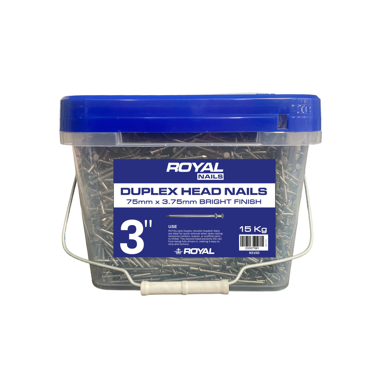 Duplex Head Nail 3'