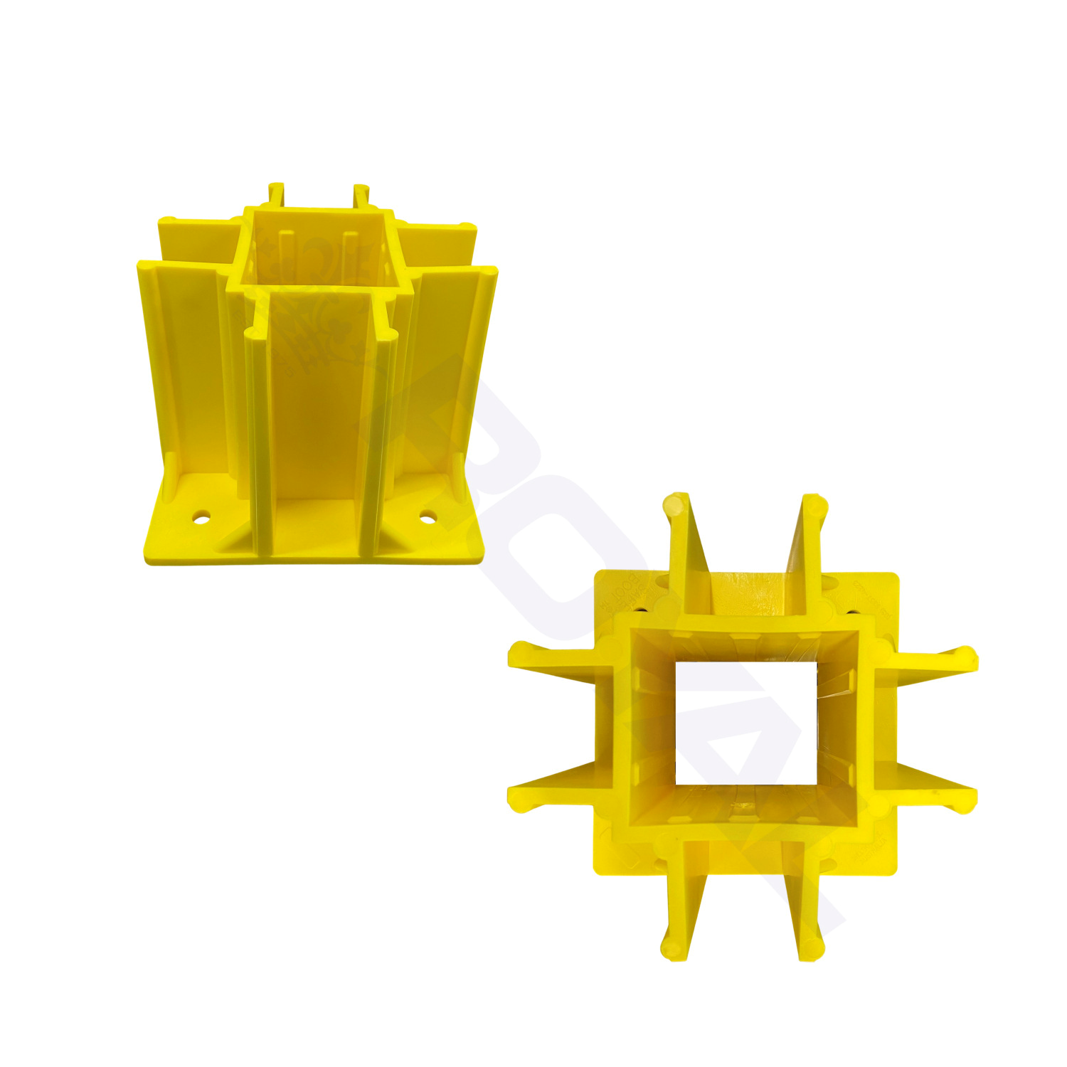 Safety PVC Boot Guardrail Yellow