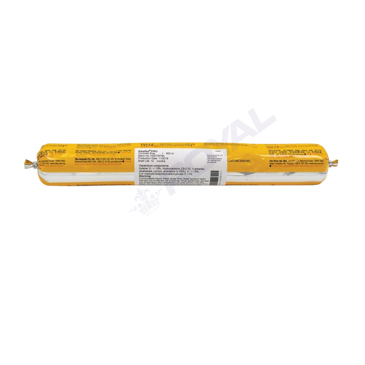 Sikaflex Pro Concrete Grey Polyurethane Joint Sealant 600ml