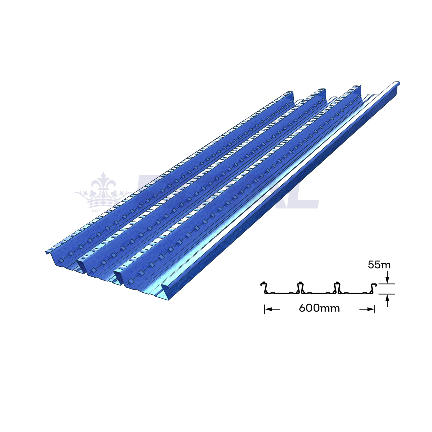 KingFlor RF55 1.00mm (Low Glare 600mm Cover)