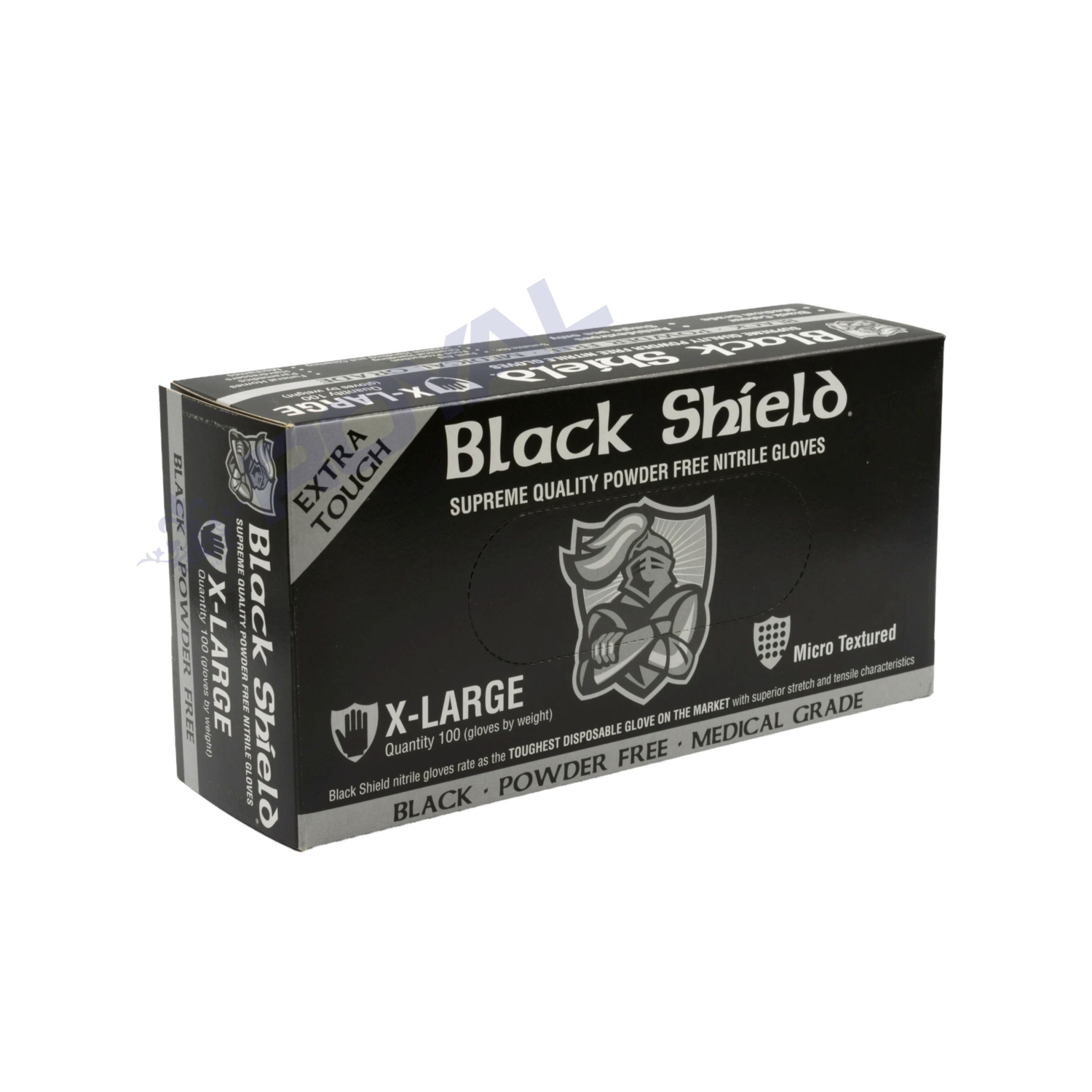 maxisafe Black Shield Extra Heavy Duty Nitrile Gloves
