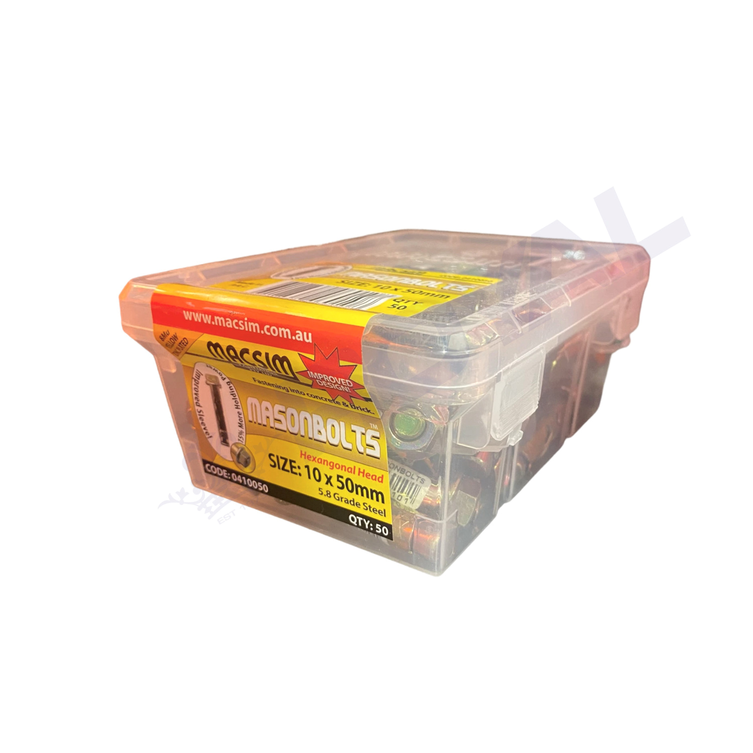 Macsim Hexnut Masonbolts