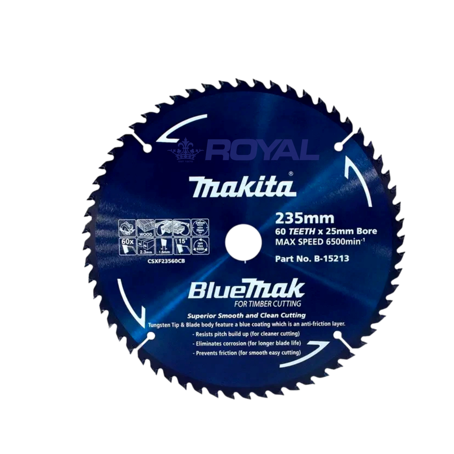 Makita BlueMak TCT Saw Blade