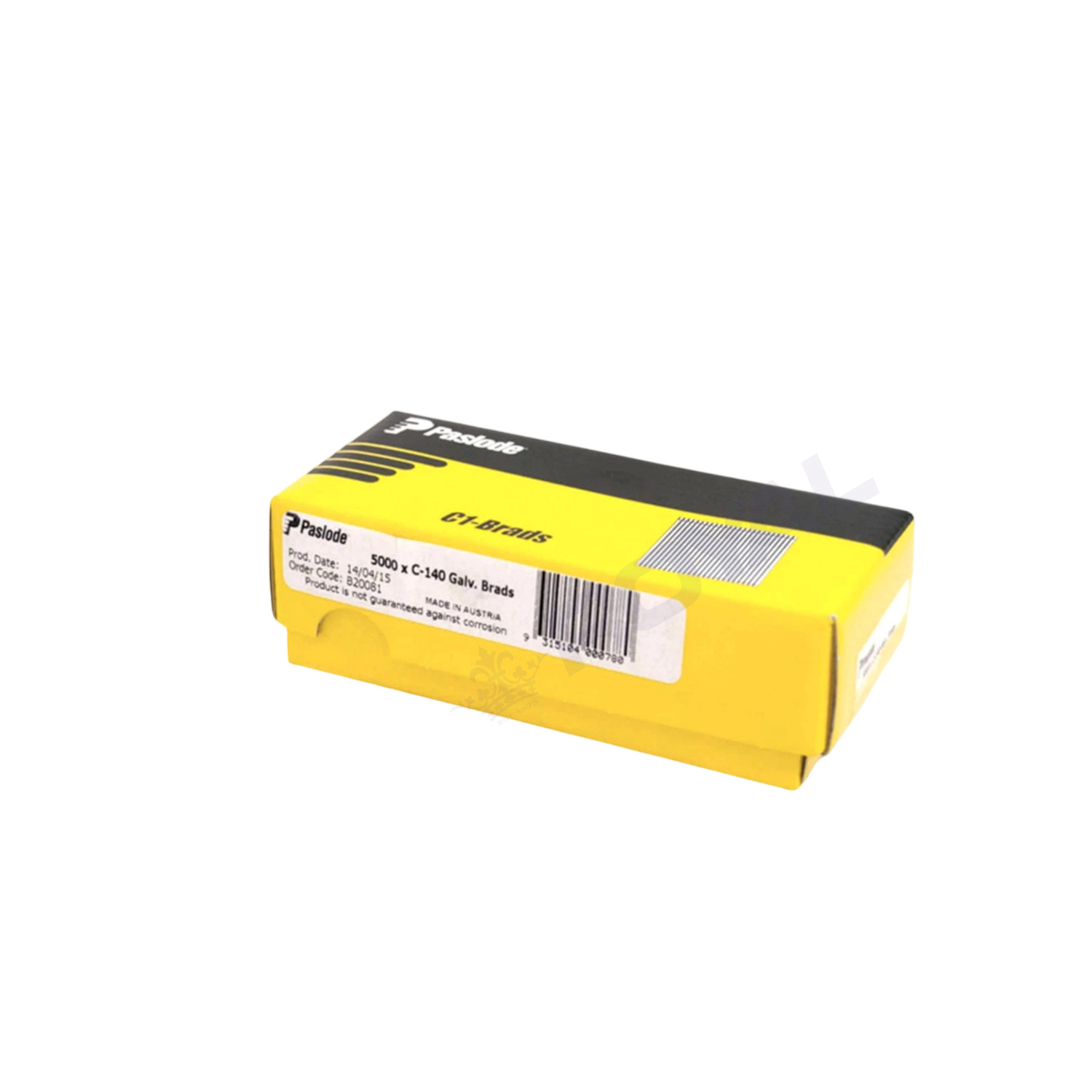 Paslode C1 40mm 18 Gauge Galvanised Straight Brads 5000 Pack