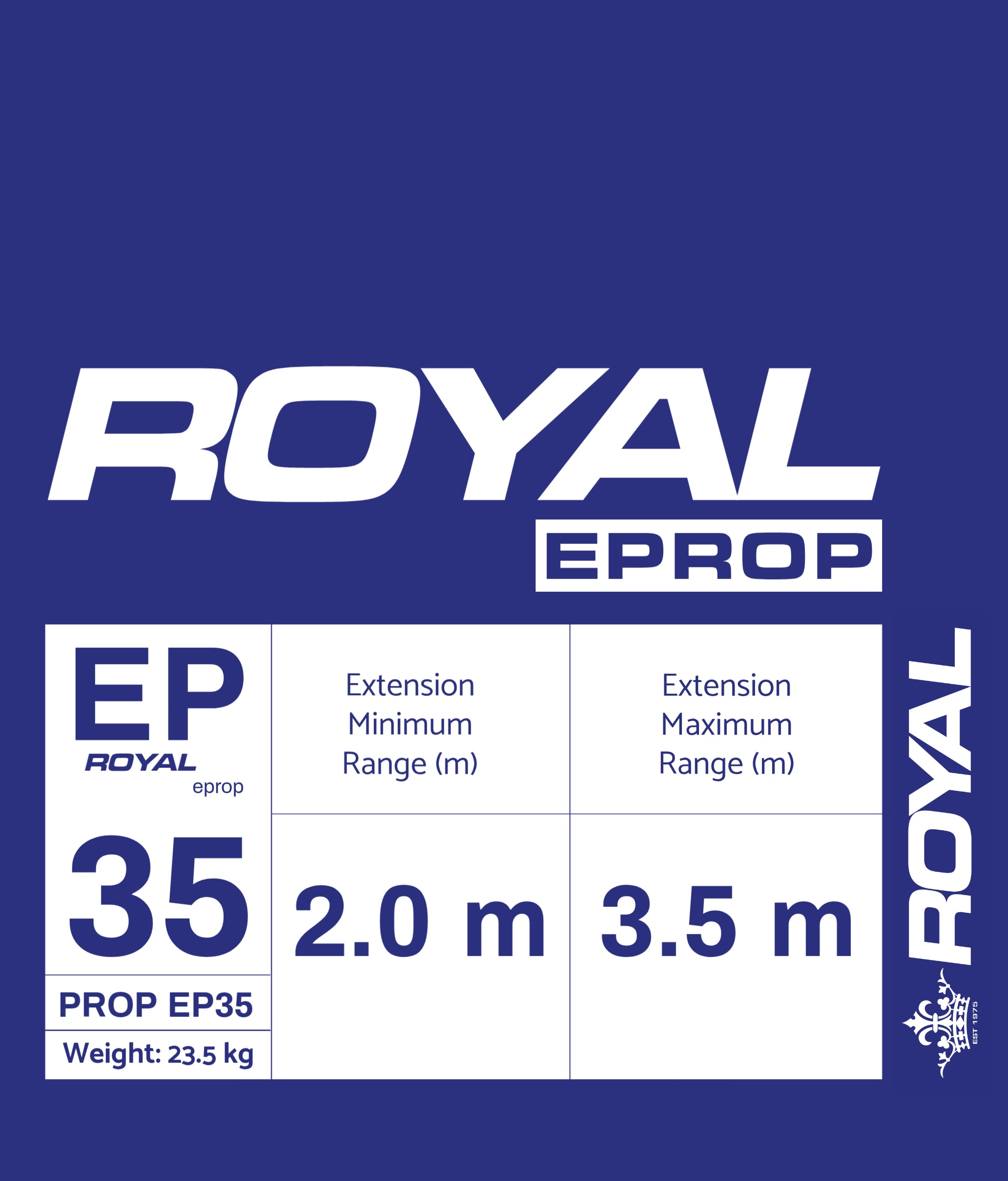 Royal EP35 Galvanised Prop (europrop)