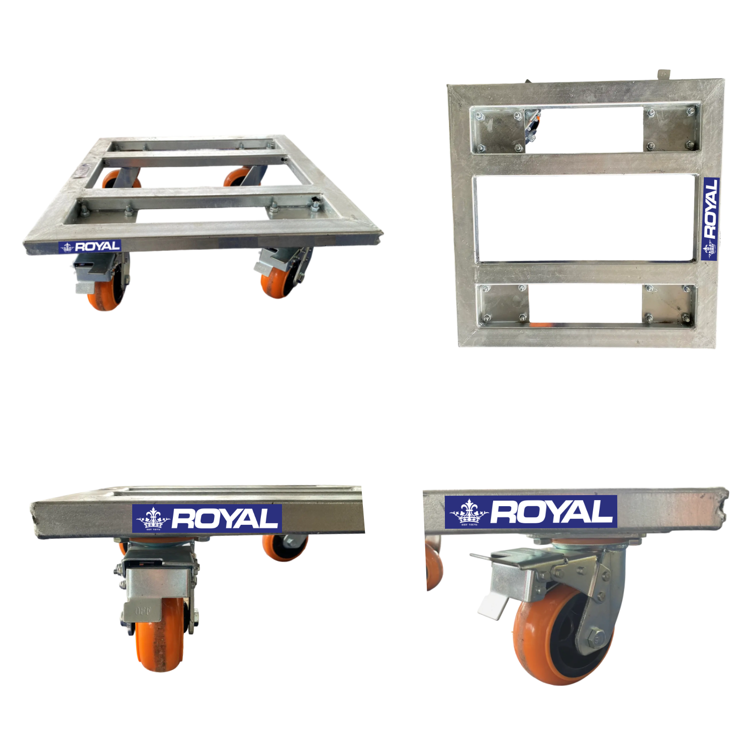 Royal Aluminium Landing Trolley 600mm x 600mm - 5 Inch Wheels