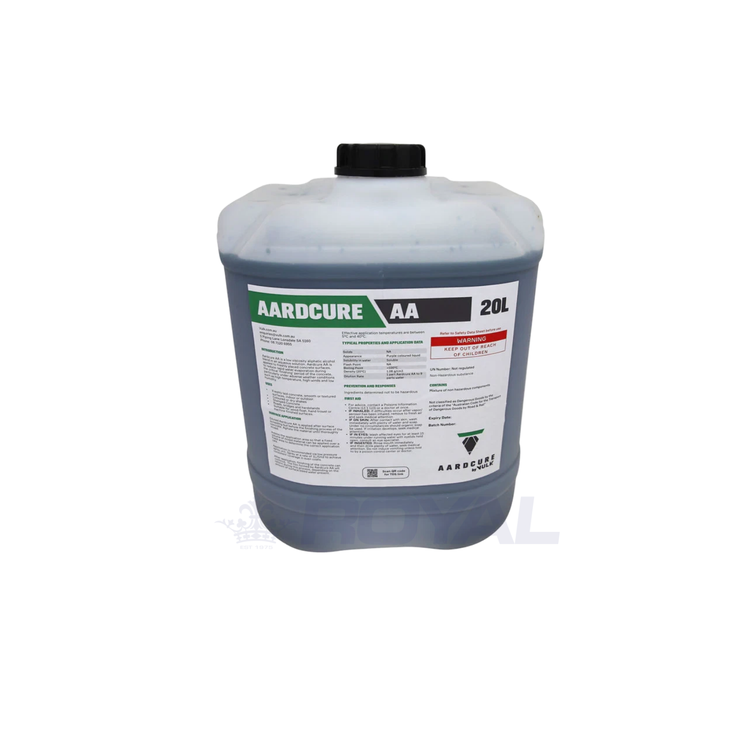 Vulk Aardcure AA (Aliphatic Alcohol) 20L